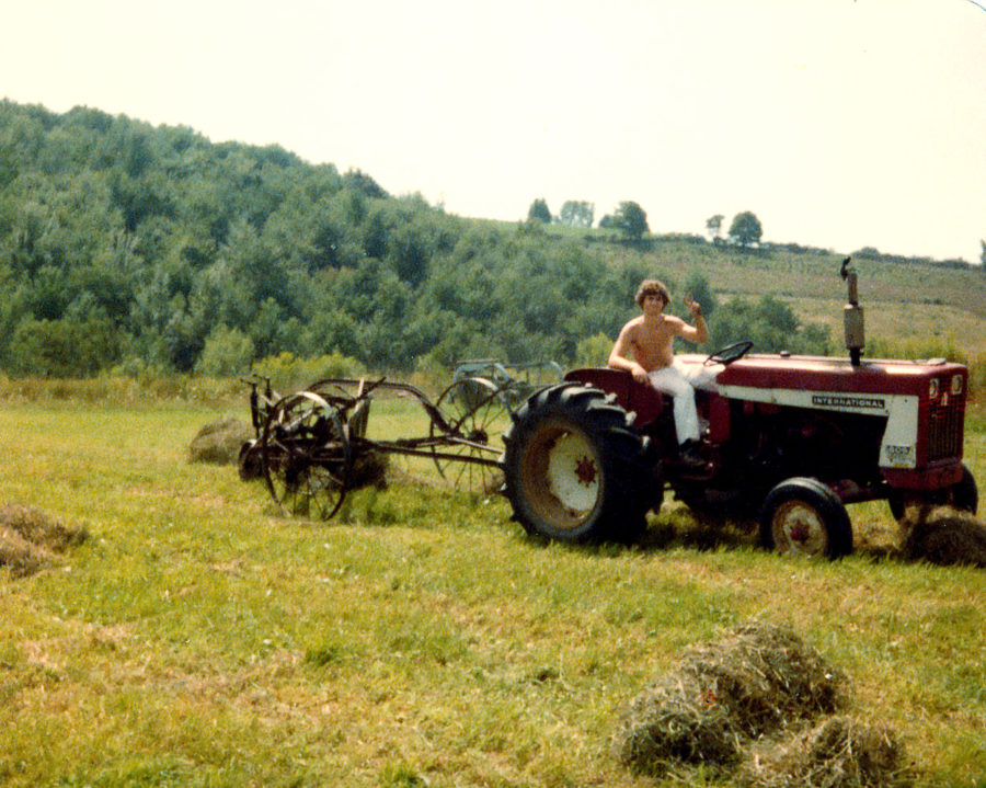 Al Raking Hay