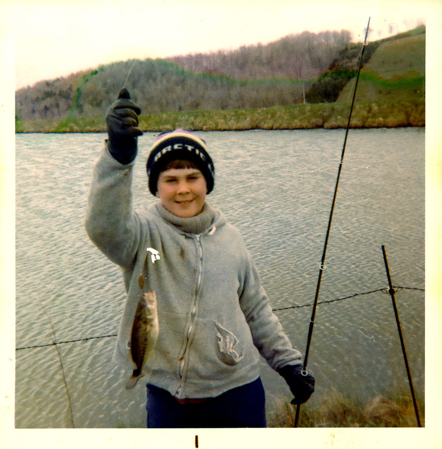 Al with Bass at Waldings Pond