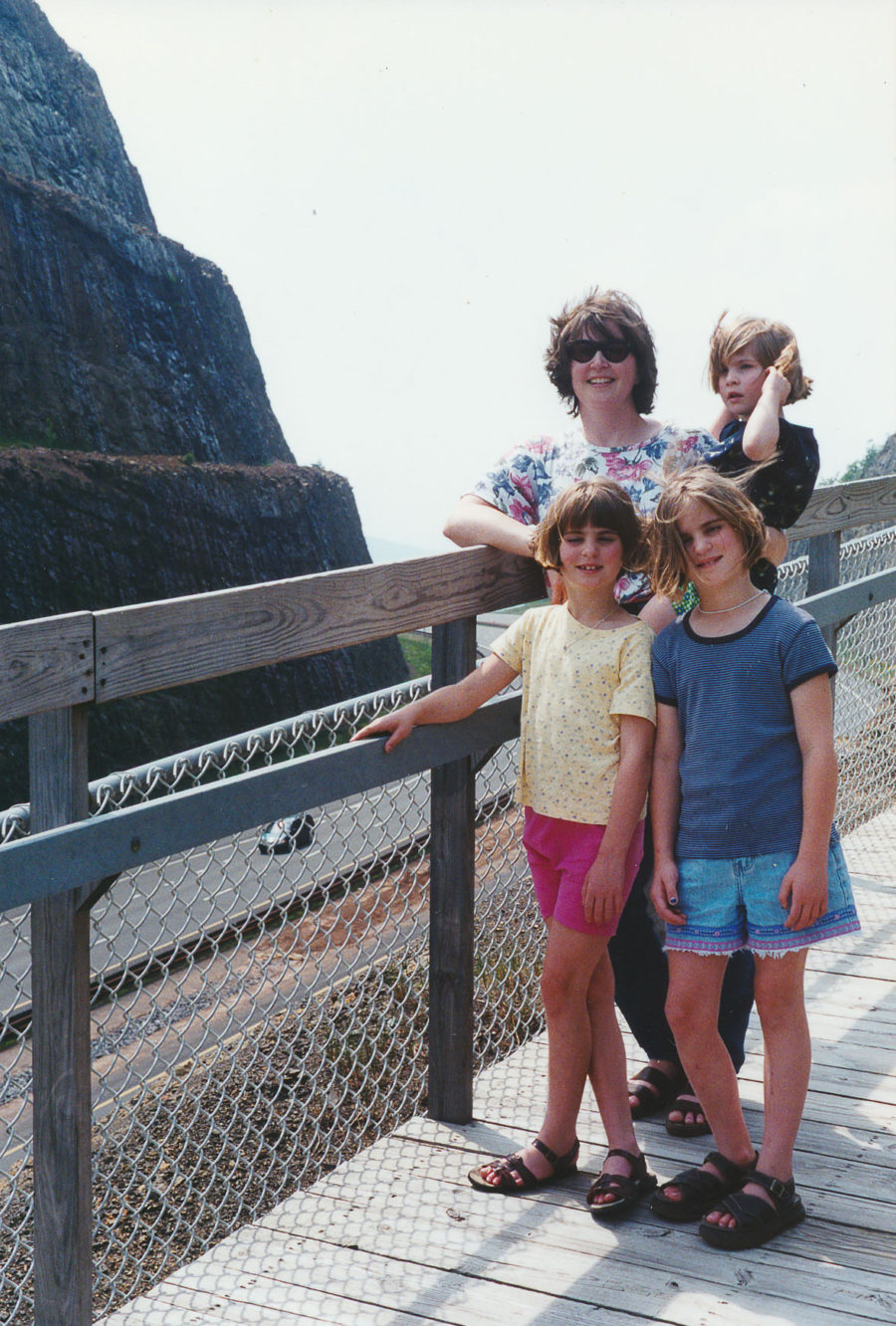 Diana and Girls at Sideling Hill Cut visitors center