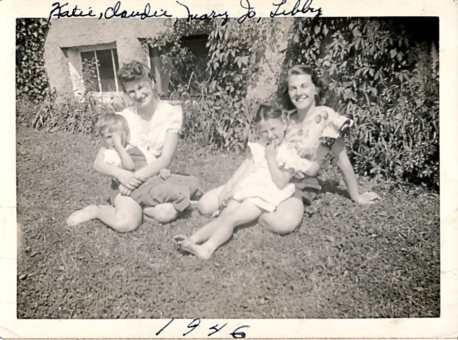 Katherine, Marian, Libby, and Claude Jr.