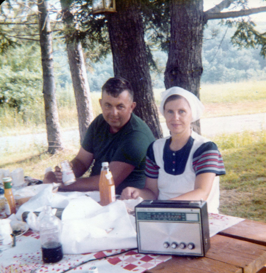 John and Marian at the Farm – A Good Day