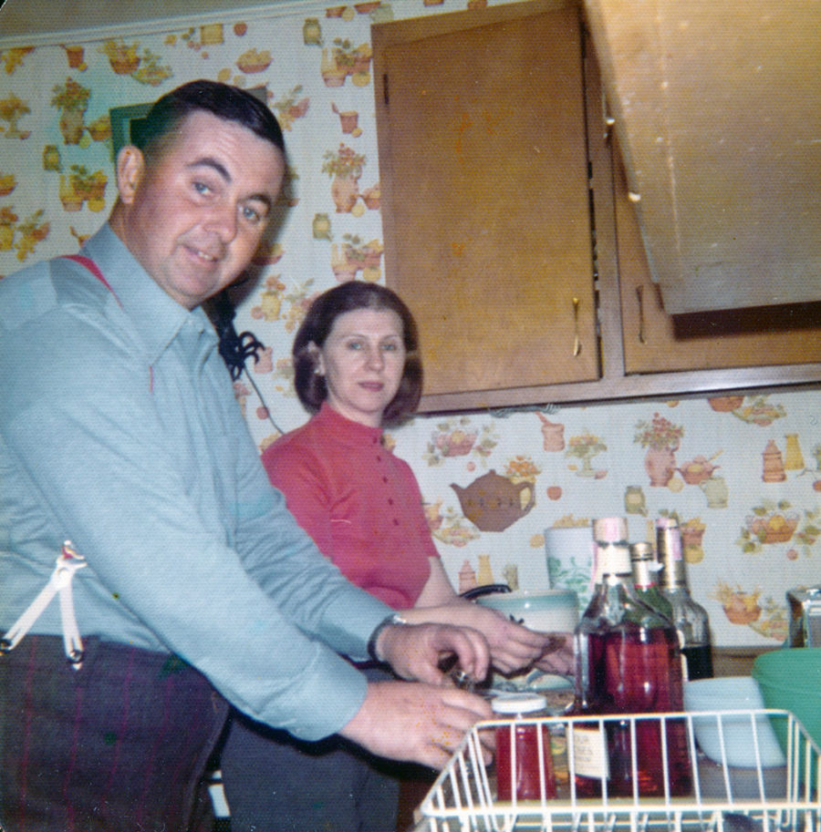 John and Marian Living it Up in the Old Farmhouse